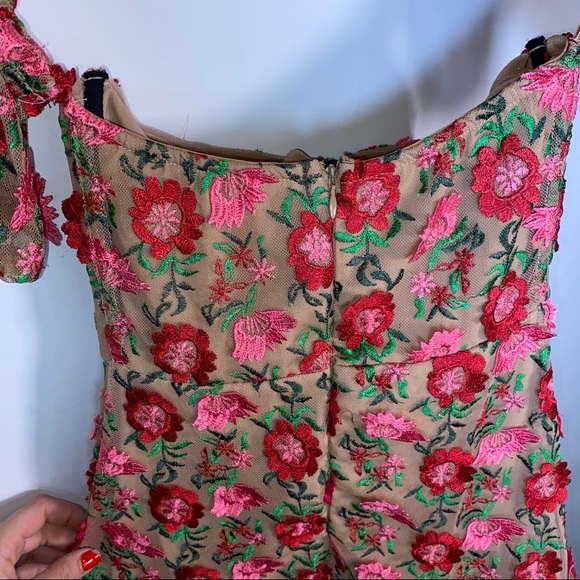 For Love & Lemons Amelia Floral Strapless Mini Dress - Picture 13 of 13